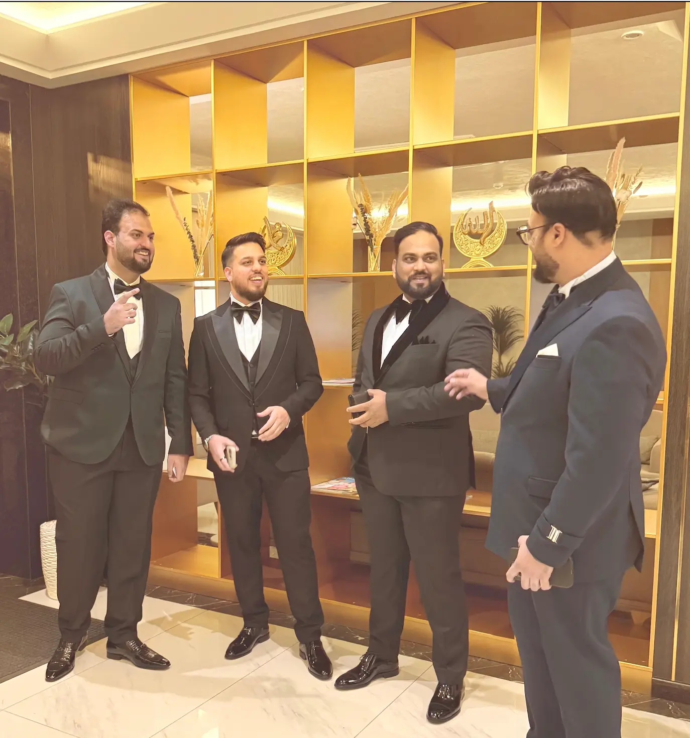 Tauera Real Estate core team at a corporate event in Dubai